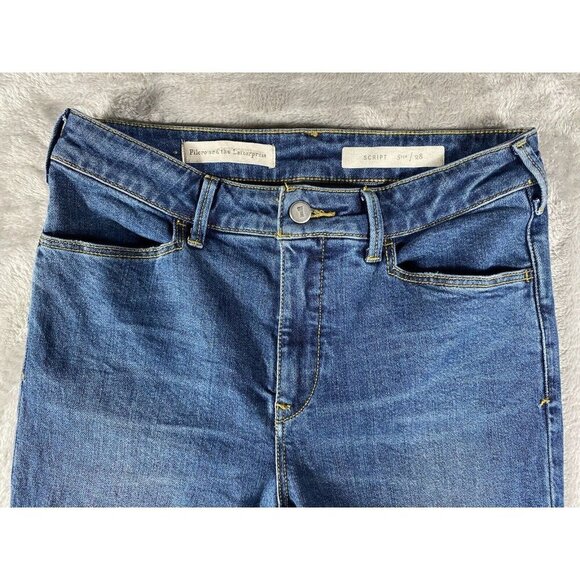 Pilcro & The Letterpress Script Stirrup Ankle Jeans - Size 28 - Picture 3 of 14